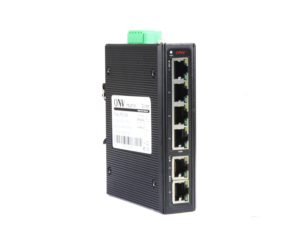 Interruptor industrial de Ethernet del puerto 6 del 10/100M