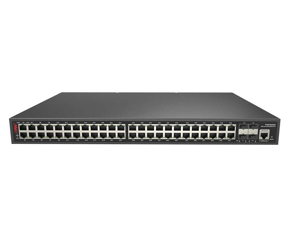 Conmutador PoE gestionado L3 de 48 puertos de enlace ascendente 10G