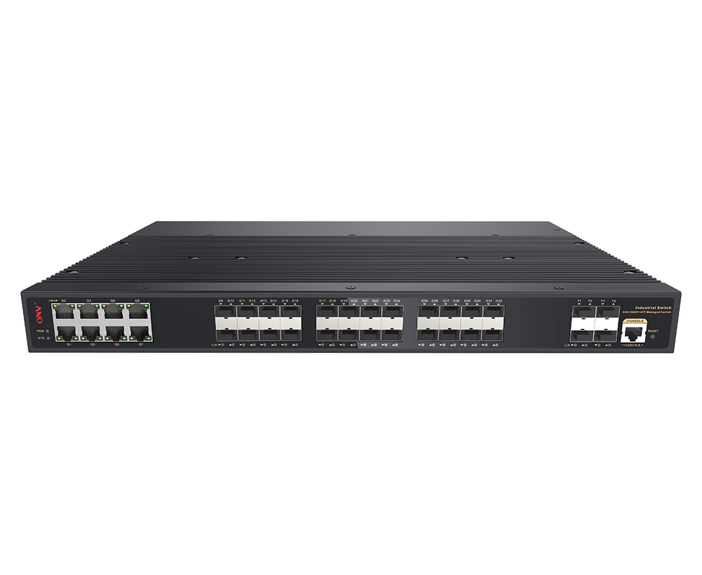 10G uplink 36-port L3 manejó el interruptor industrial de Ethernet