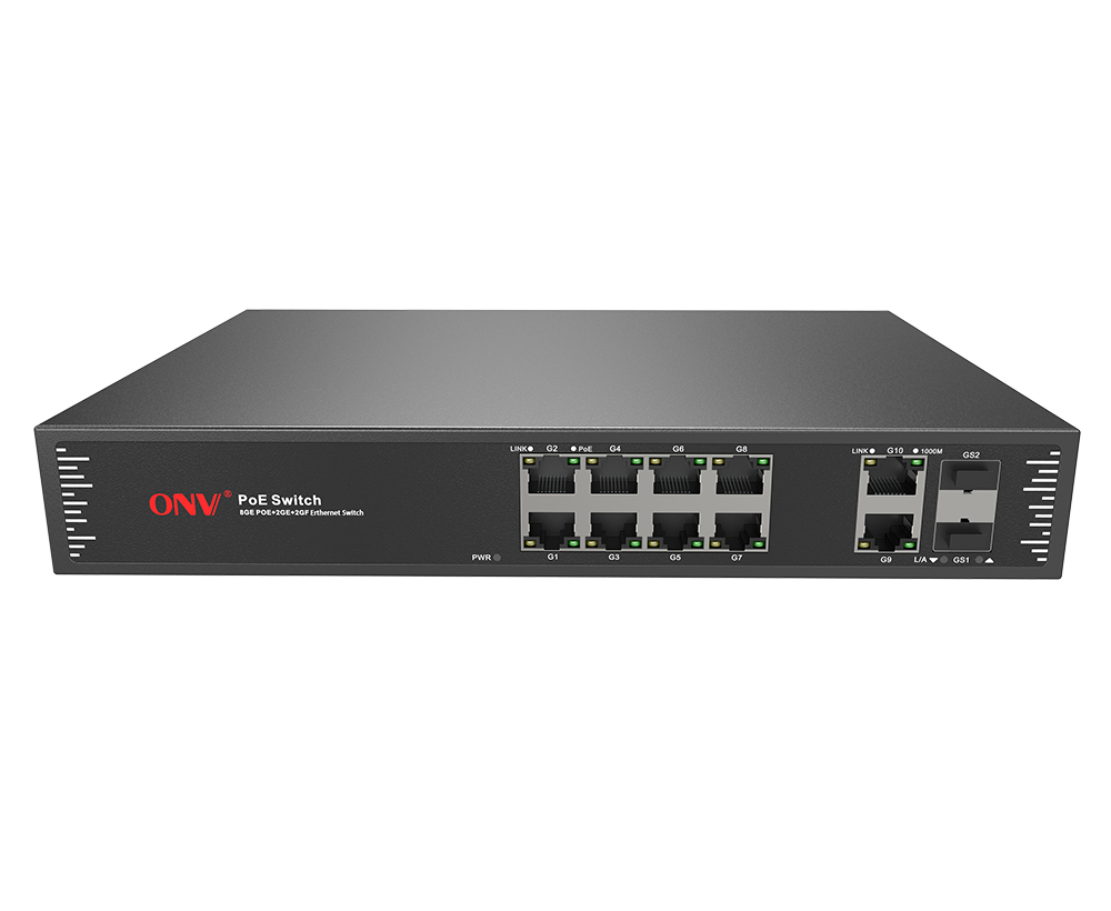 Conmutador PoE Gigabit de 12 puertos