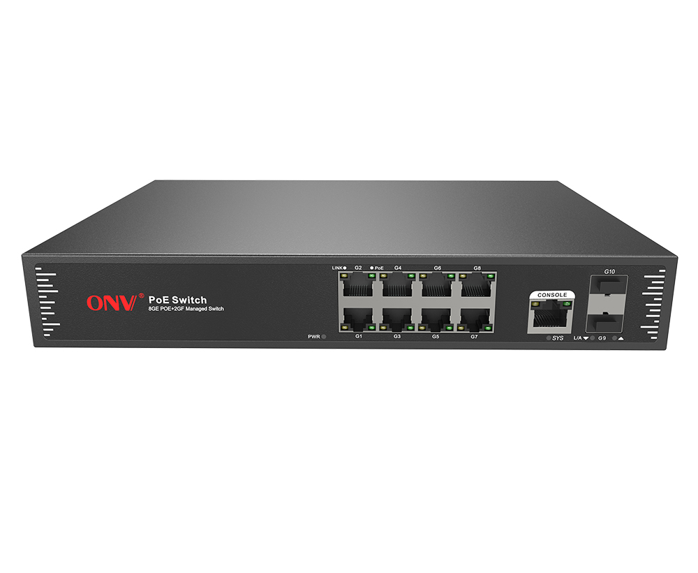 Conmutador PoE gestionado L2 Gigabit de 10 puertos