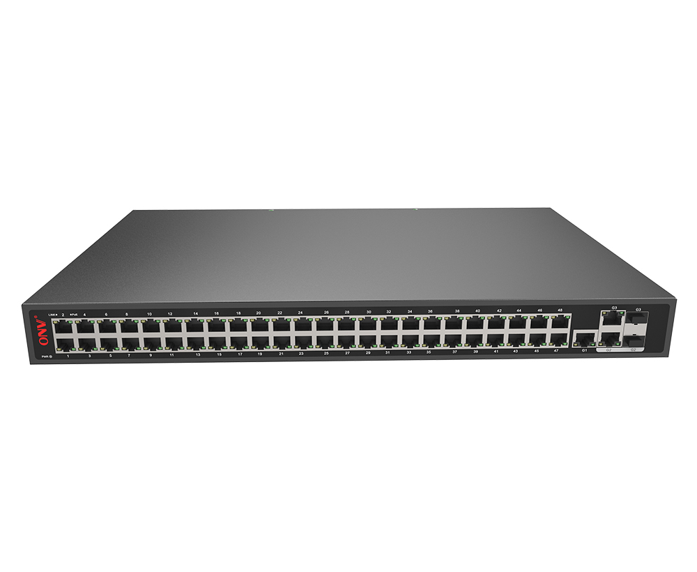 Conmutador PoE Gigabit uplink de 51 puertos