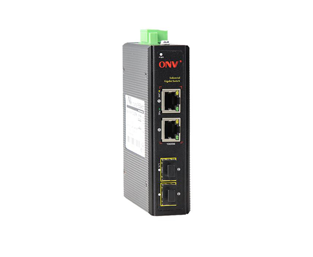 Conmutador Ethernet industrial Gigabit de 4 puertos