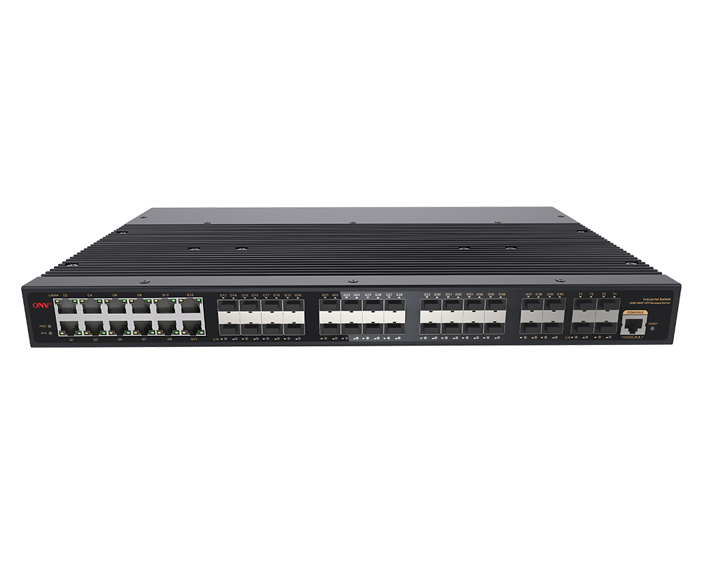 10G uplink 44-puerto L2 manejó el interruptor industrial de Ethernet