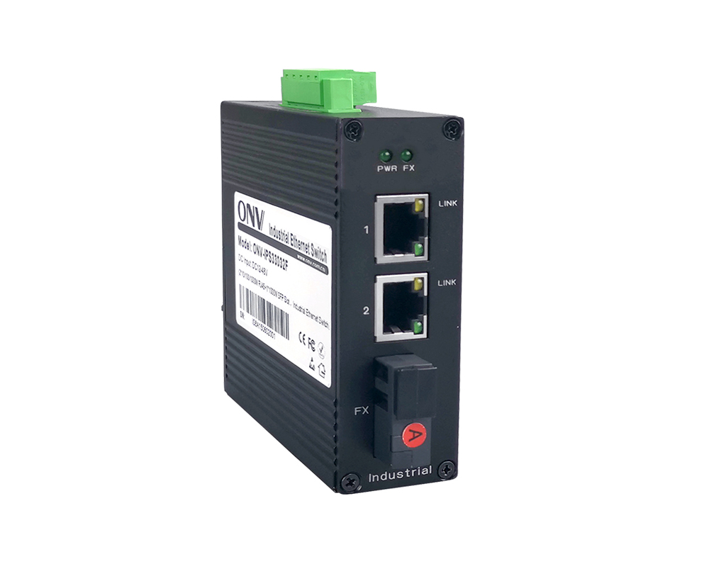 Conmutador Ethernet industrial Gigabit de 3 puertos