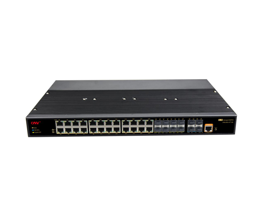 10G uplink 36-port L3 manejó el interruptor industrial de Ethernet
