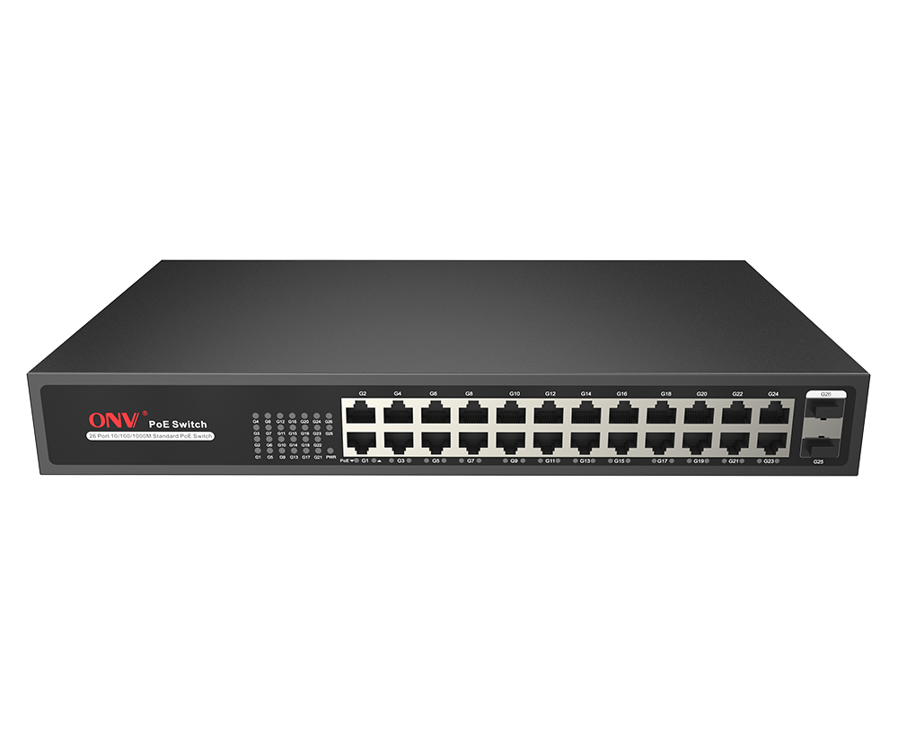 Conmutador PoE Gigabit de 26 puertos