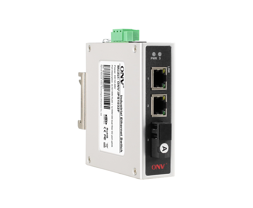 Interruptor industrial de Ethernet del puerto 3 del 10/100M