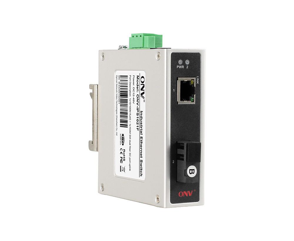 Interruptor industrial de Ethernet del puerto 2 del 10/100M