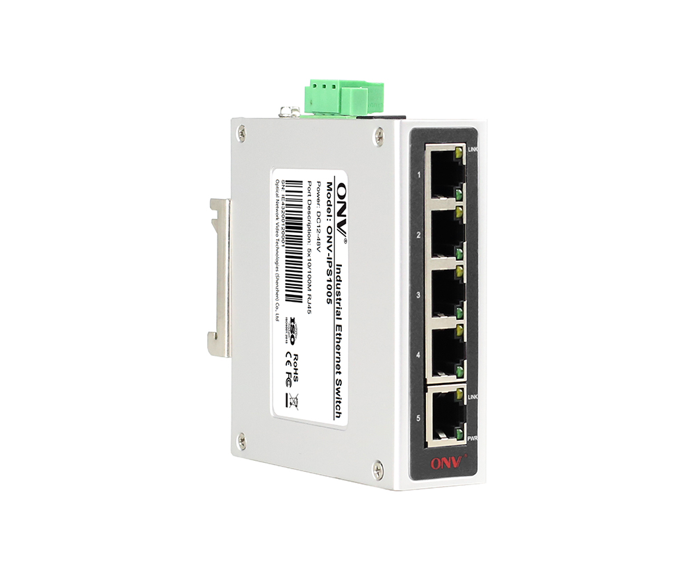 Interruptor industrial de Ethernet del puerto 5 del 10/100M