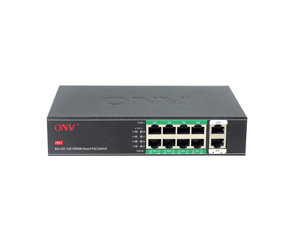 Conmutador PoE Gigabit de 10 puertos