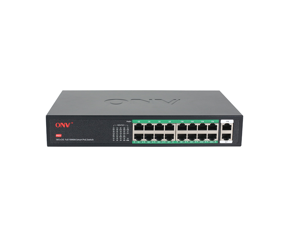 Conmutador PoE Gigabit de 18 puertos