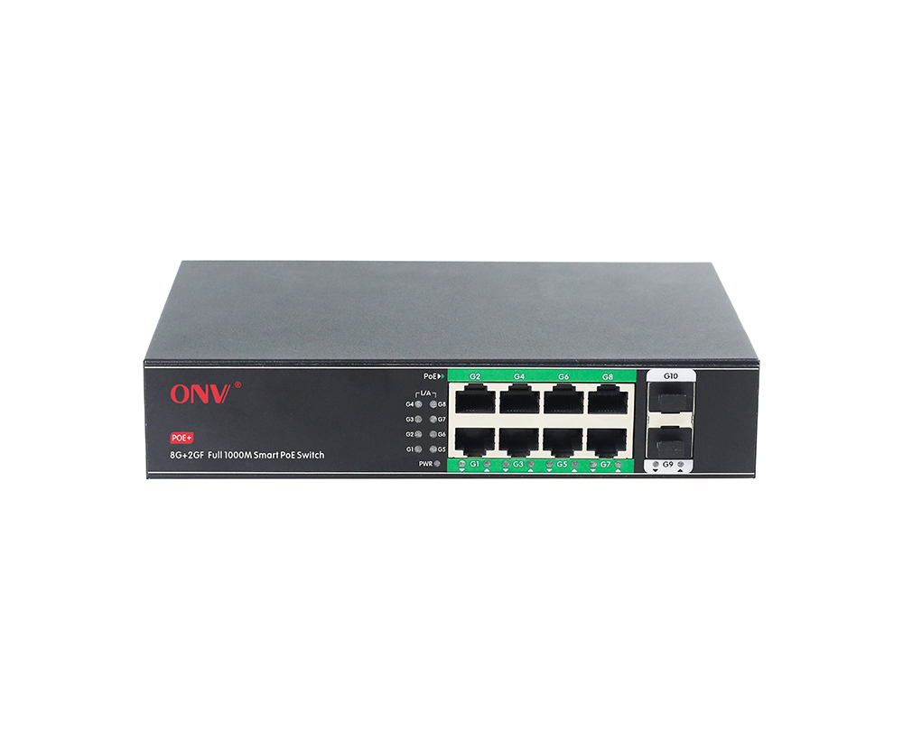 Conmutador PoE Gigabit de 10 puertos