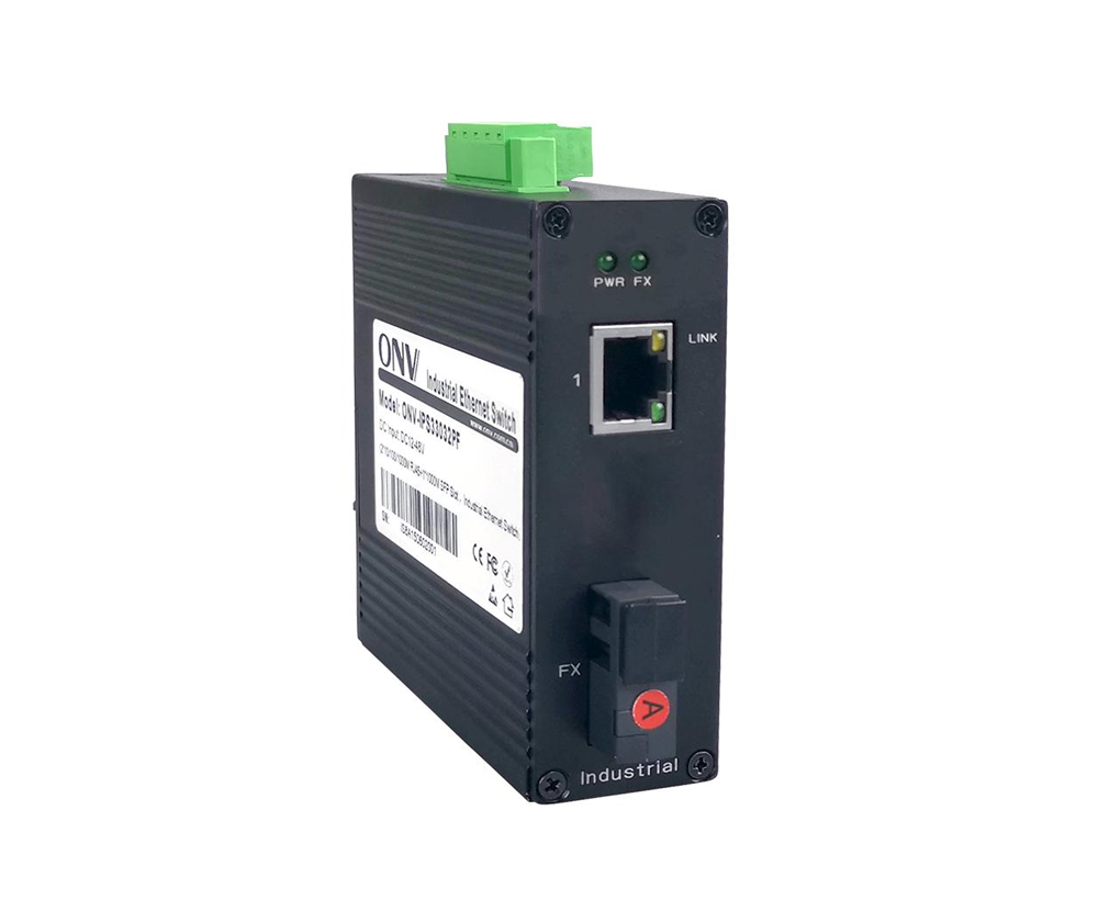 Conmutador Ethernet industrial Gigabit de 2 puertos