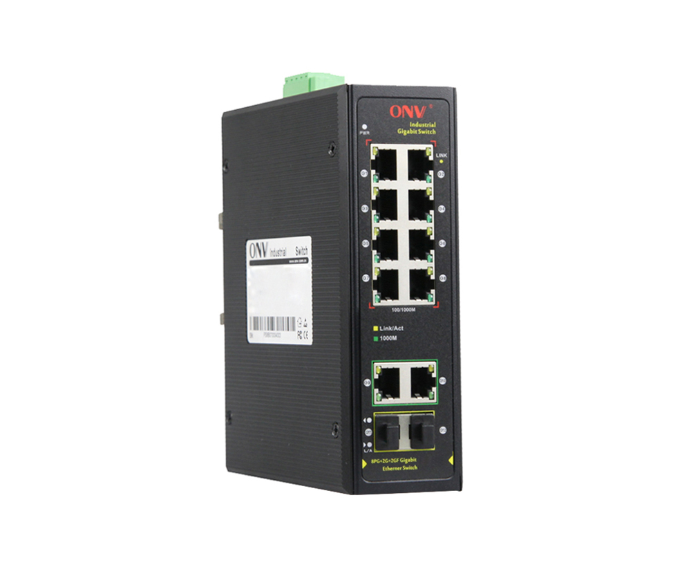 Conmutador Ethernet industrial Gigabit de 12 puertos