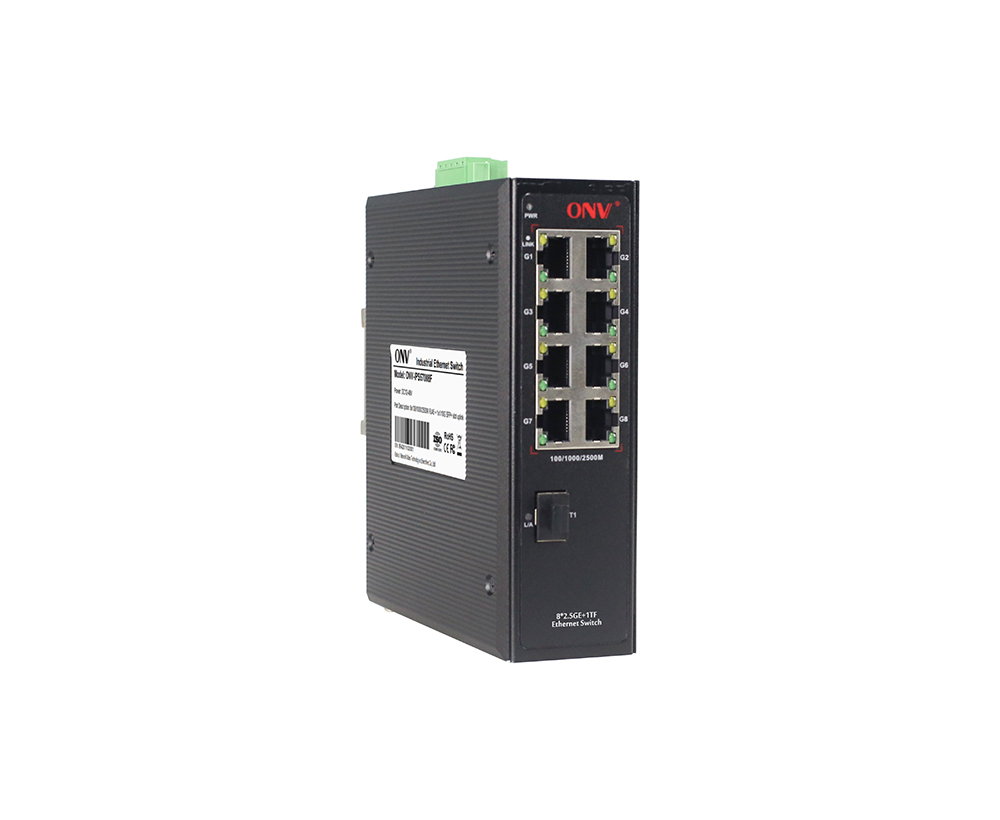 Interruptor industrial de Ethernet del puerto 2,5G 9