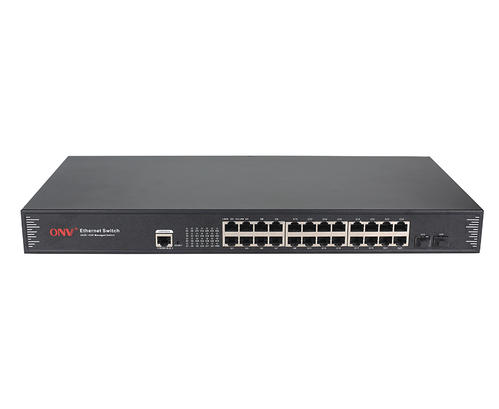 Conmutador Ethernet gestionado de 26 puertos Gigabit