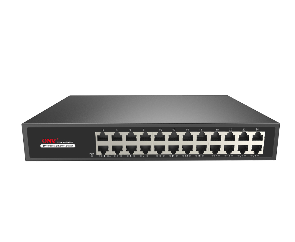 10/100M conmutador Ethernet de 24 puertos
