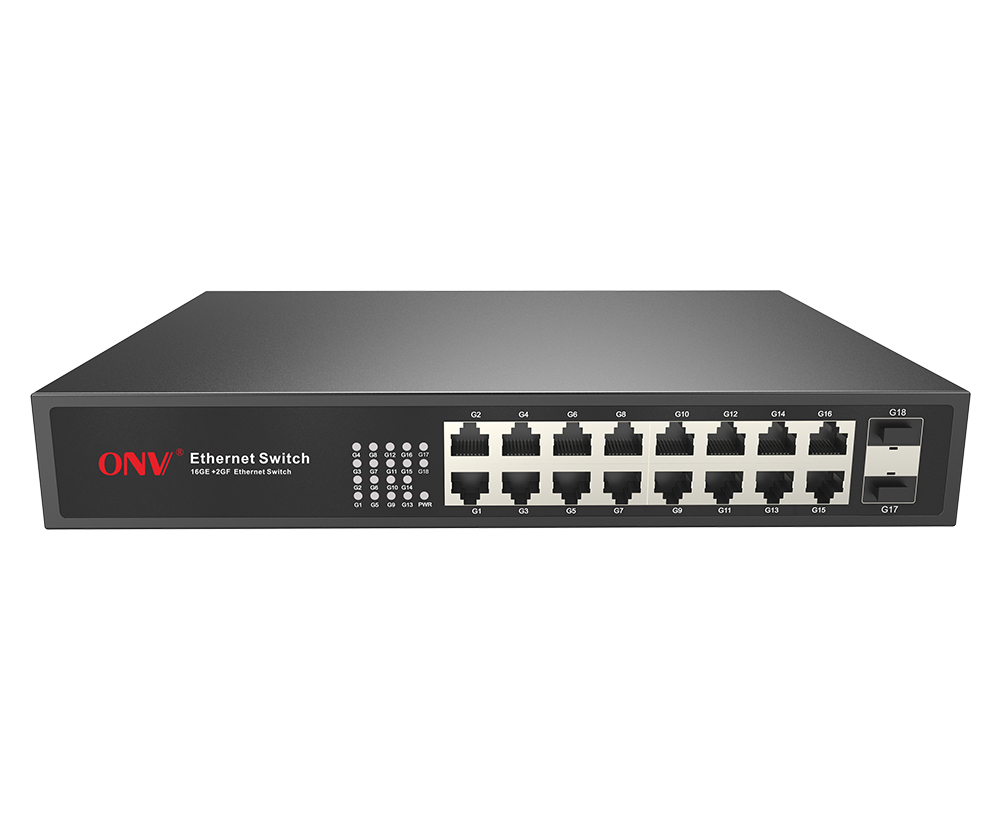Conmutador Ethernet Gigabit de 18 puertos