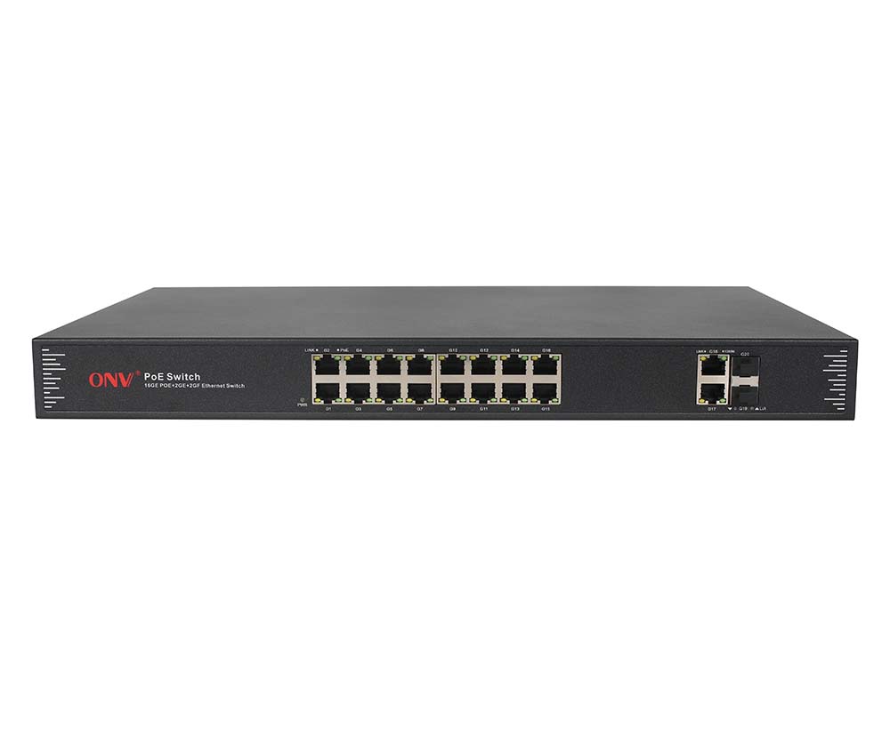 Conmutador PoE Gigabit de 20 puertos