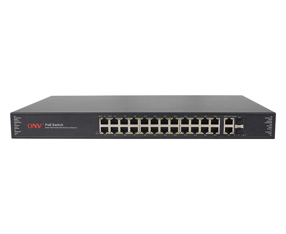 Conmutador PoE Gigabit de 28 puertos