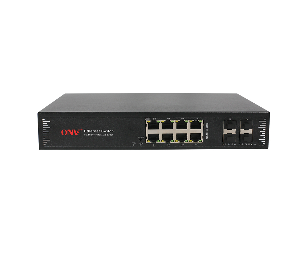 Conmutador Ethernet gestionado L2 de 12 puertos 2,5G