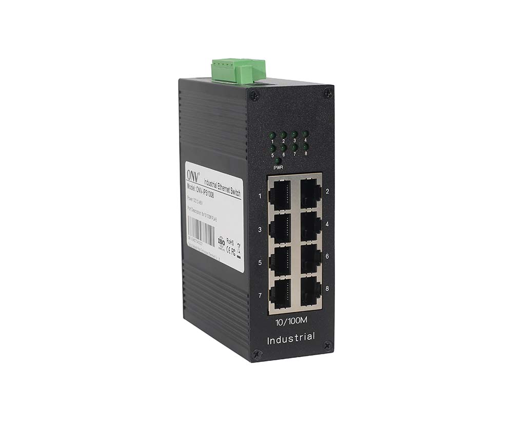 Interruptor industrial de Ethernet del puerto 8 del 10/100M