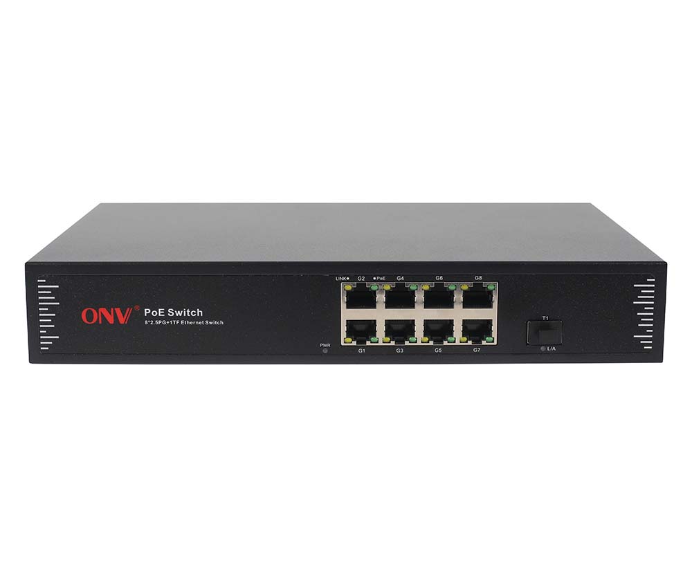 Conmutador PoE de 9 puertos 2,5G