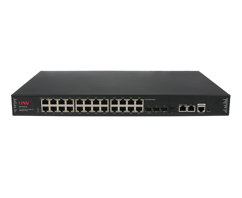 Conmutador PoE gestionado L3 de 30 puertos 2,5G