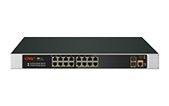 Conmutador PoE industrial gestionado L2 de 18 puertos Gigabit