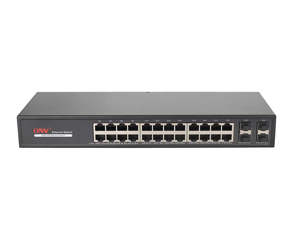 Conmutador Ethernet Gigabit de 28 puertos